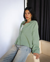 Daybreak Olive chemise