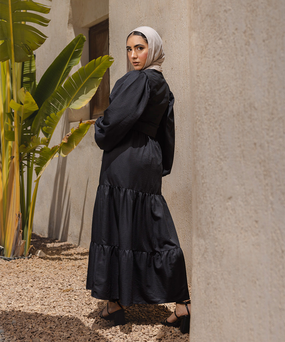 Black Ruffle Set