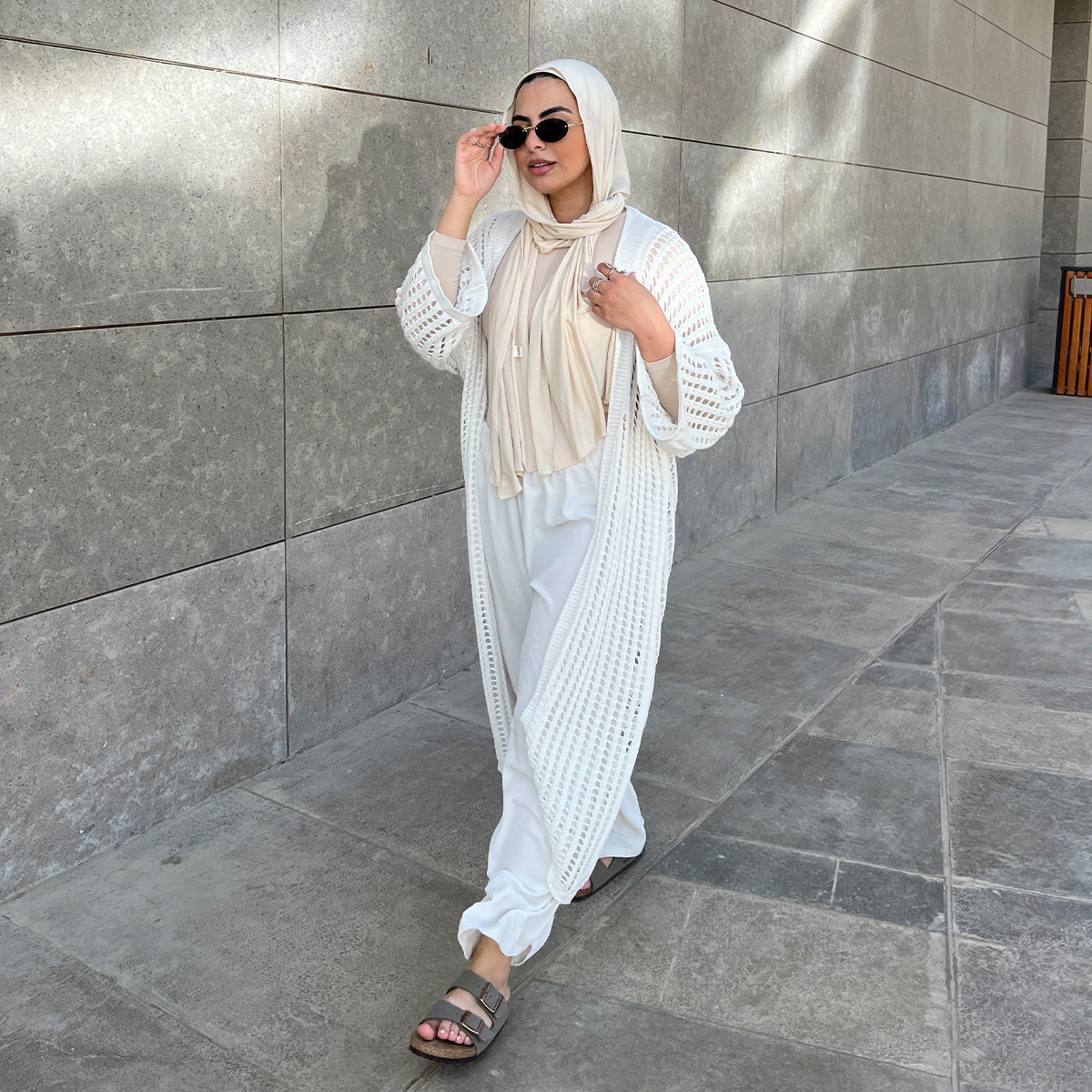 Crochet Cardigan White