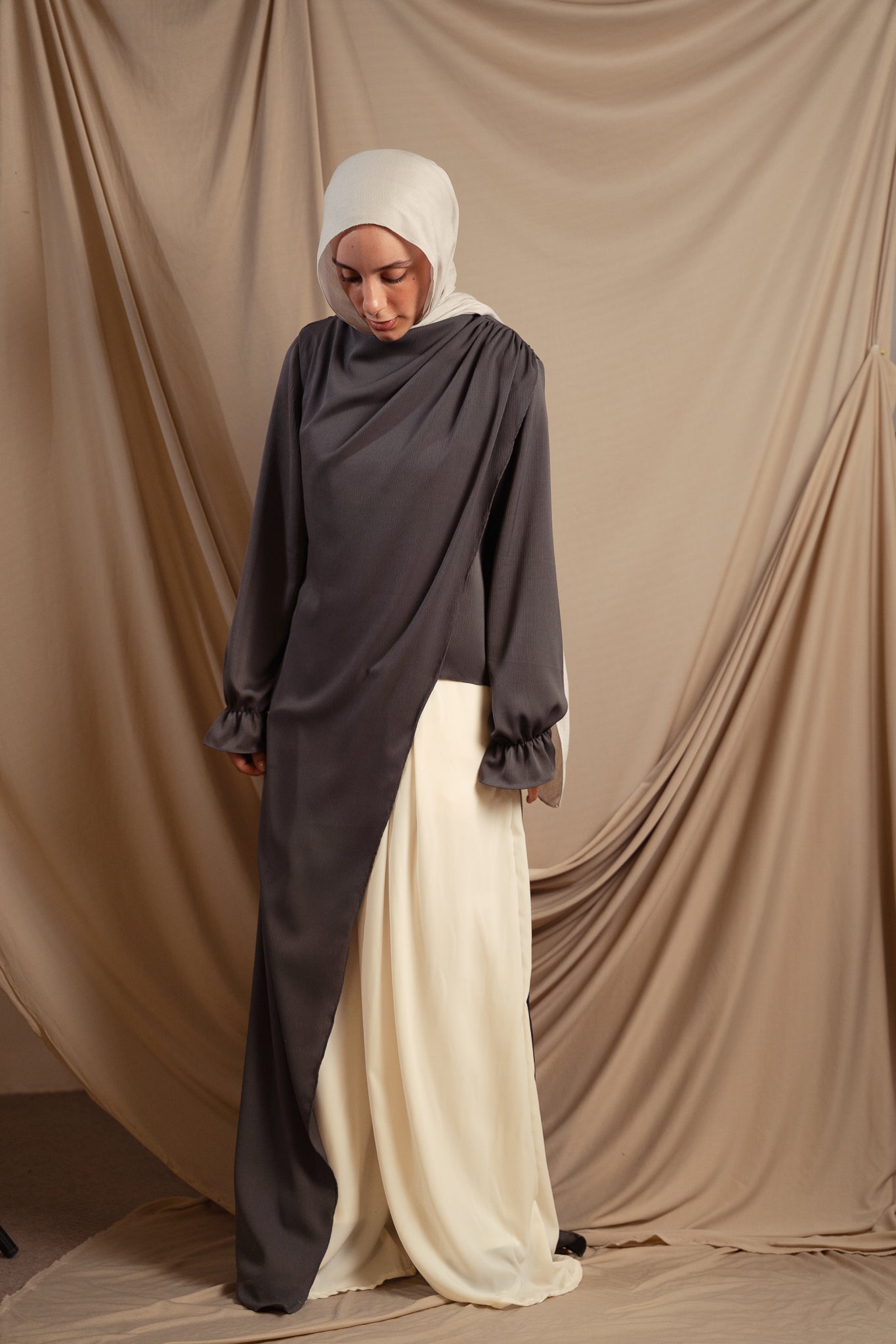 Gray Elaya Blouse