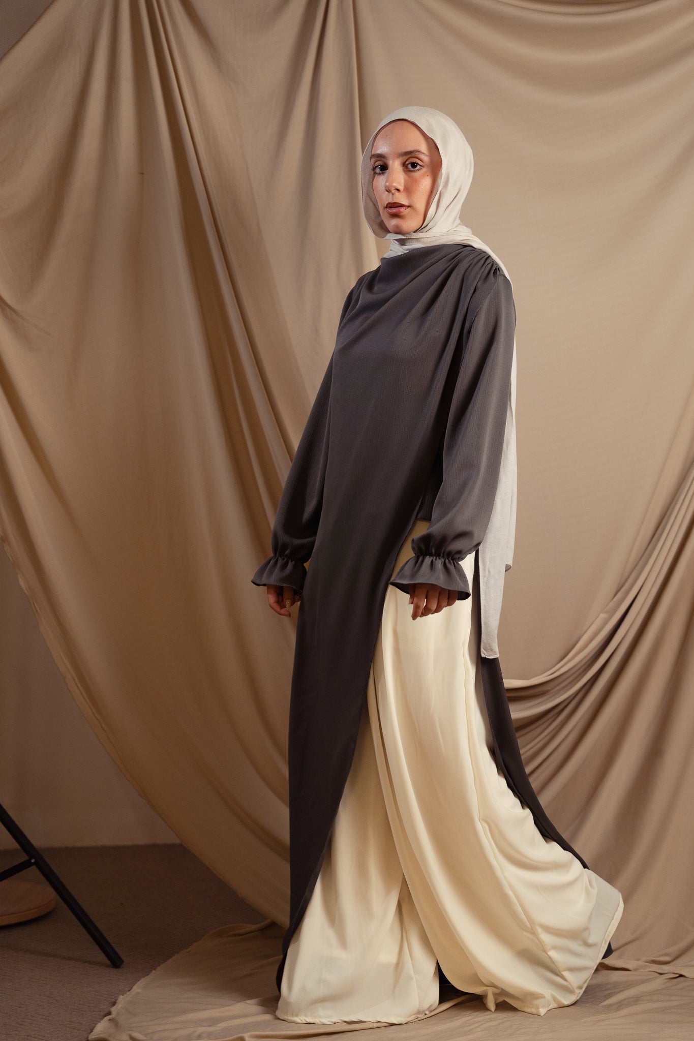 Gray Elaya Blouse
