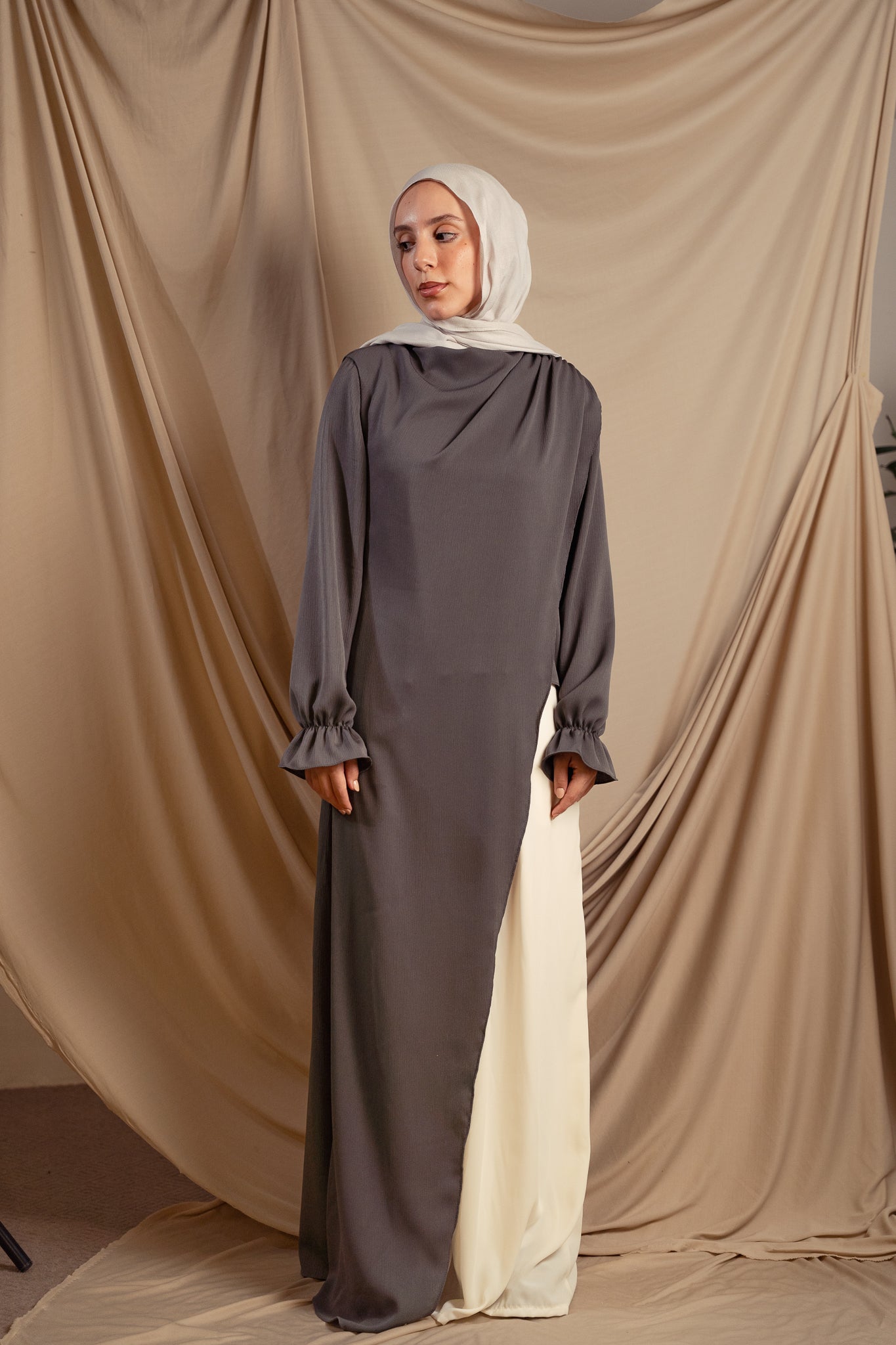 Gray Elaya Blouse