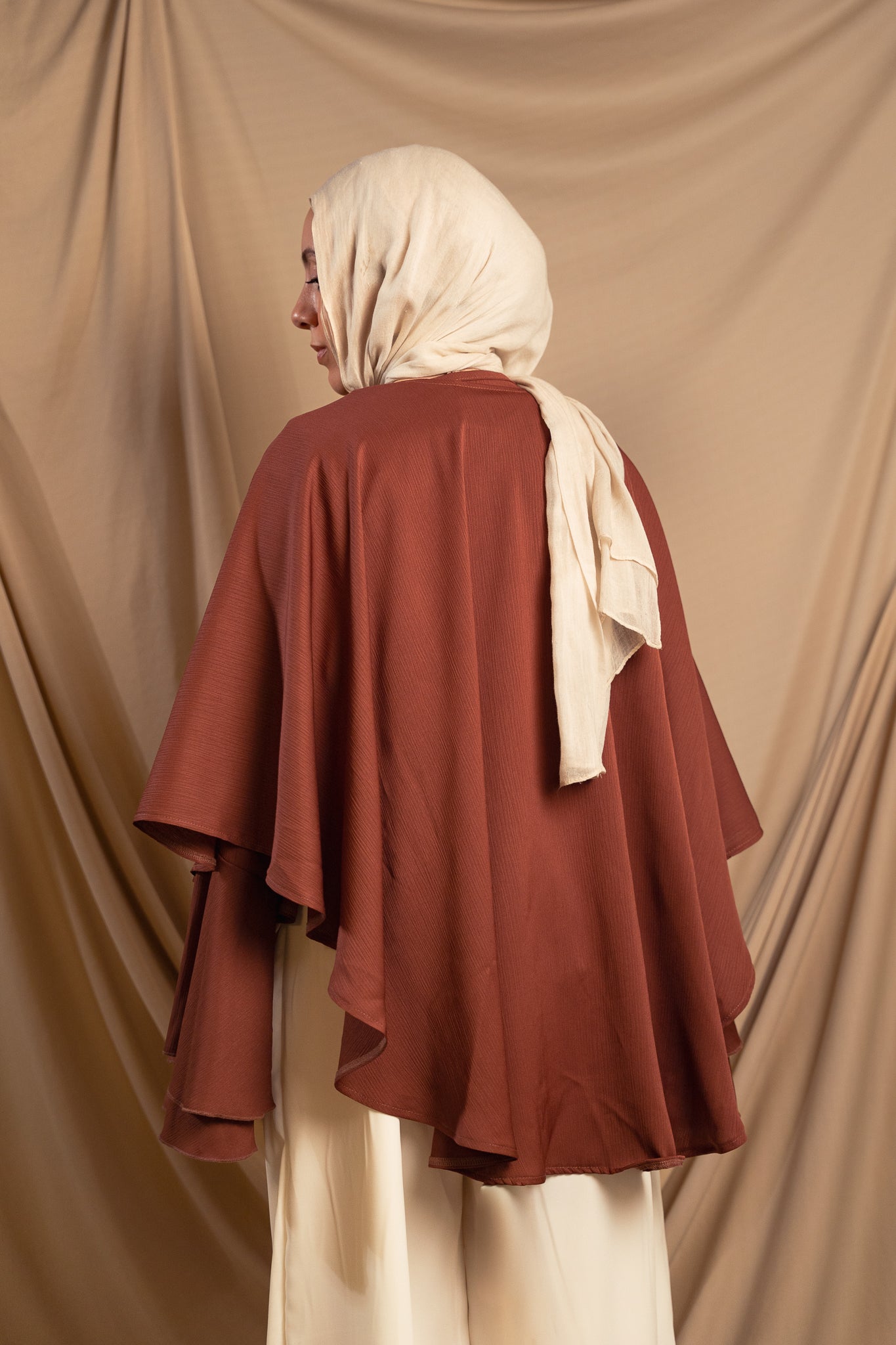 Brick Red Alora Cape