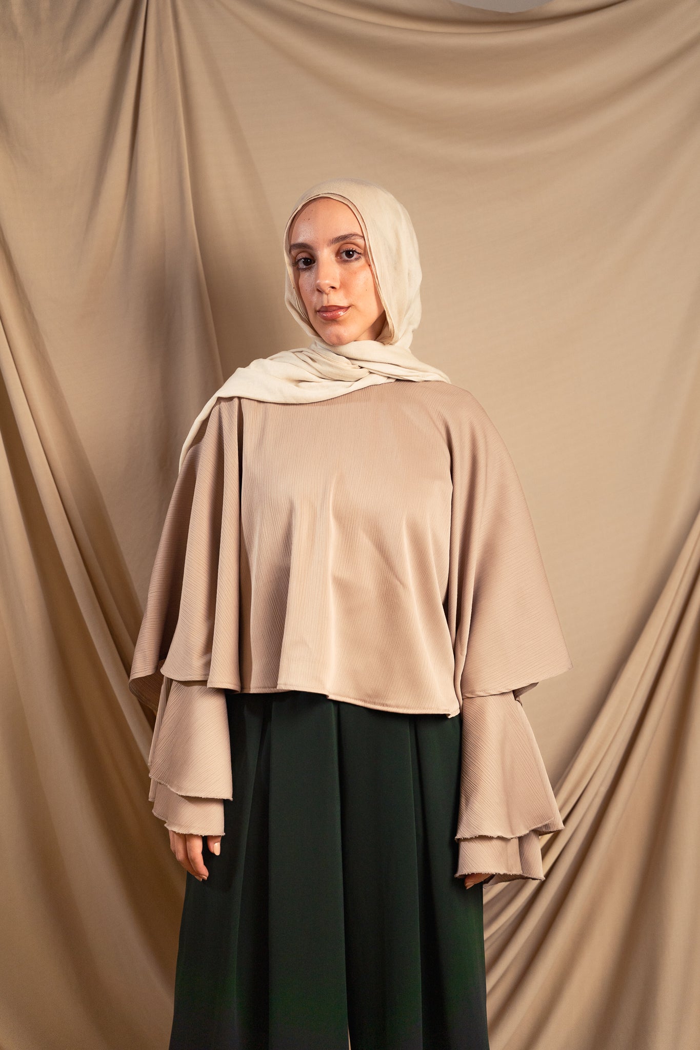 Beige Alora Cape