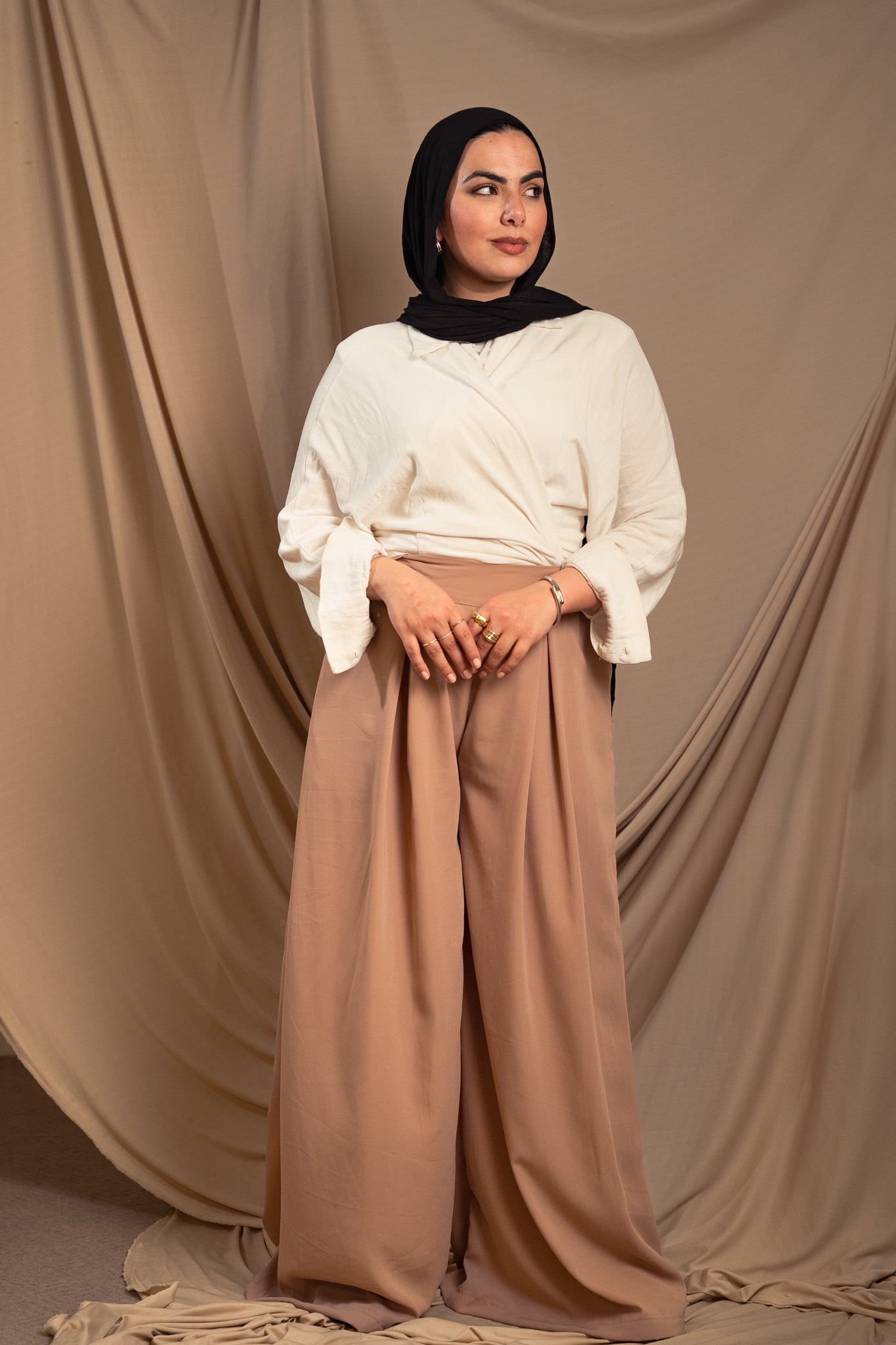 Beige Pants