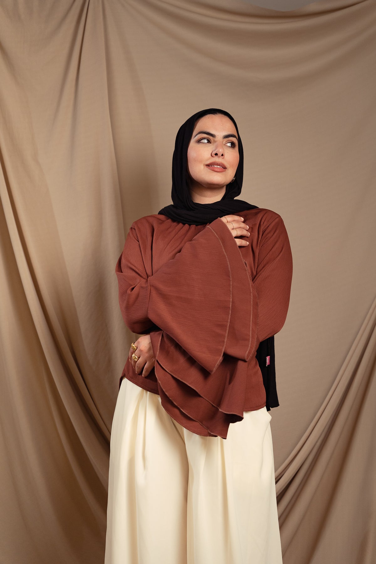 Brick Red Alora Blouse
