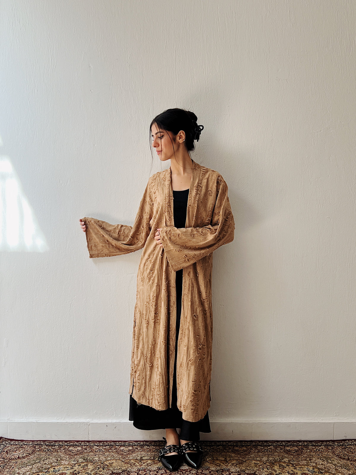 Beige Bling cardigan